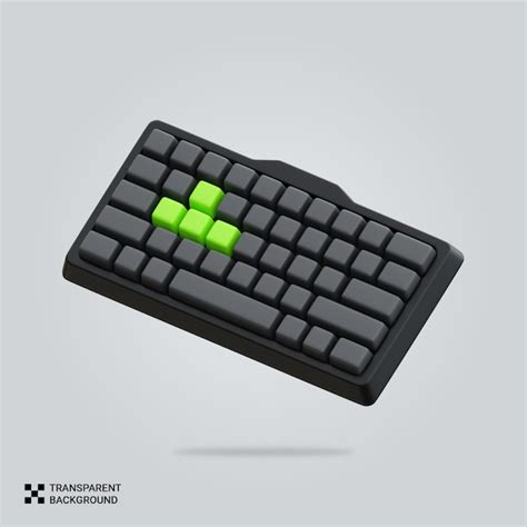 Premium Psd Psd 3d Keyboard Gaming Icon