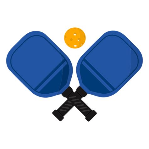 Paddles Pickleball Flat Transparent Png And Svg Vector File