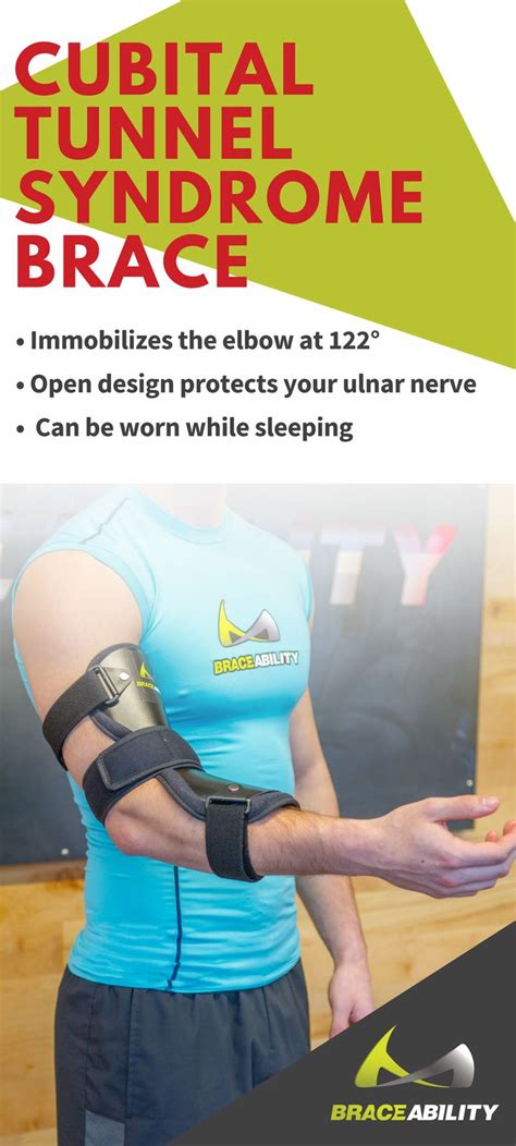 Cubital Tunnel Syndrome Elbow Brace To Prevent Ulnar Nerve Entrapment