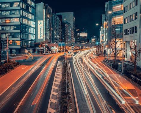 Time Lapse Photography Of Road And Vehicls · Free Stock Photo