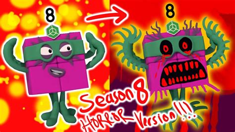 Numberblocks New Season 2021 Evil 8 And Super Cube 27 As Horror Version