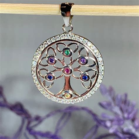 Tree Of Life Necklace Tree Necklace Irish Jewelry Yoga Jewelry