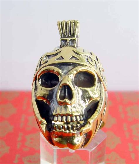 Bronze Ring Skull Roman Legion Gladiator New 11 Etsy