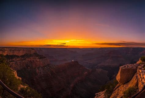 Premium Photo Panoramic Of The Beautiful Sunset At The Hopi Point Of