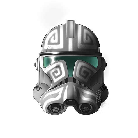 Helmet Clone Trooper Custom 004 By Purebeskar On Deviantart