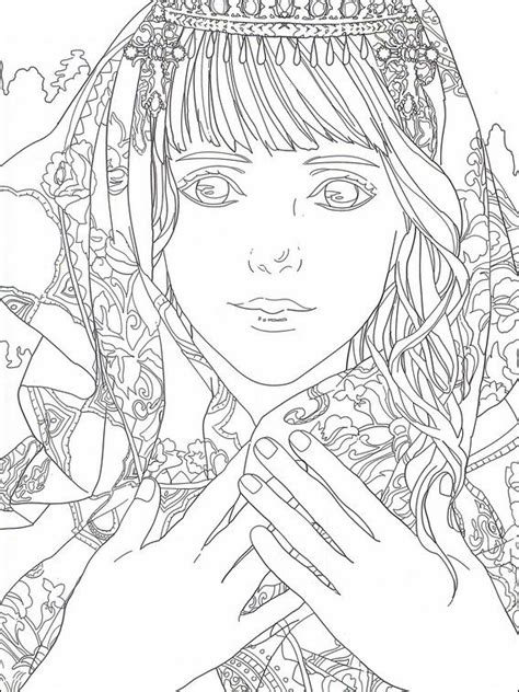 Coloring Pages Snow Queen 1