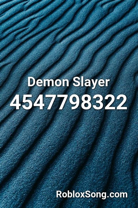 List Of Demon Slayer Gurenge Roblox Id Ideas
