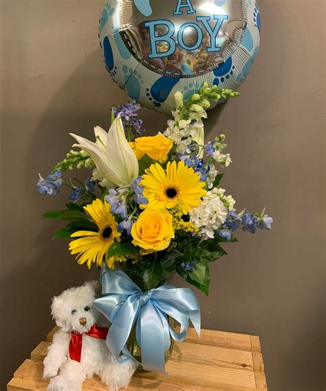 Baby Boy Surprise Bouquet Wayne Nj Flower Delivery Boslands