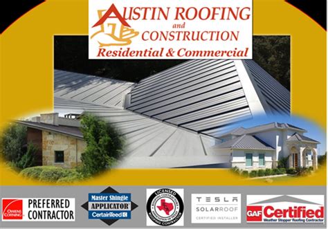 Metal Roof Repair Company Austin Roofing And Construction Installs 24