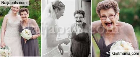 bride picks her 89 year old grandma to be her bridesmaid photos gistmania