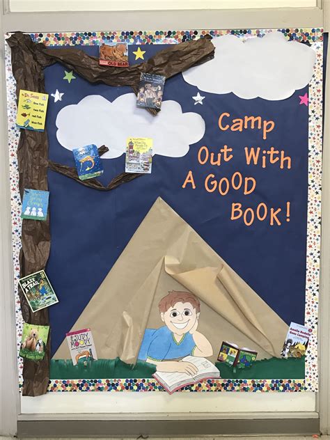 Classroom Bulletin Board Camping Forest Adventure Cam