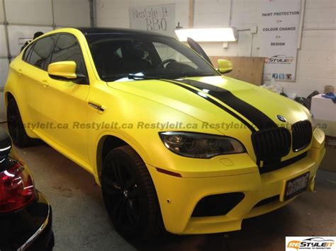 Overkill Bmw X6 M Dressed In Matte Yellow Autoevolution