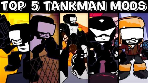 Top 5 Tankman Mods 2 In Friday Night Funkin Youtube