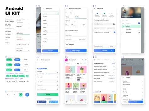 Android Ui Kits For Figma Figma Elements