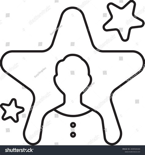 Human Star Celebrity Success Vector Art เวกเตอร์สต็อก ปลอดค่า