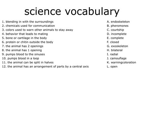 Worksheets For Grade Vocabulary Worksheets Science Worksheets My Xxx Hot Girl