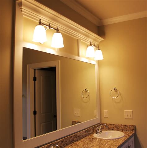 A mirror frame is easy to install; Pin by Lura Brezina on Harris Doyle Trim & Details ...