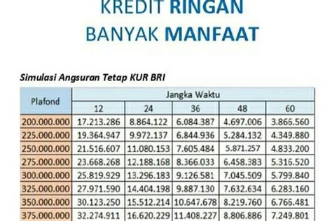 Info Lengkap Pinjaman Kur Bri Rp500 Juta Beserta Jenis Kredit Hingga