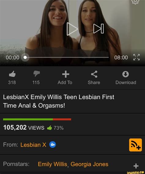 LesbianX Emily Willis Teen Lesbian First Time Anal Orgasms IFunny