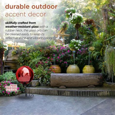 Home Depot Garden Decorations Accents Sunnydaze Decor 36 In Red