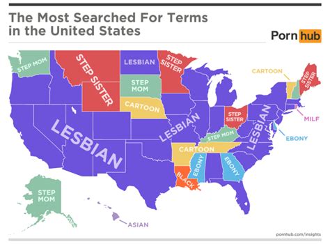 new map reveals each state s porn preferences time