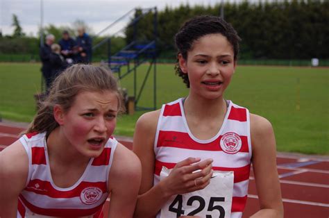 Ella And Emily Make English Schools Kettering Town Harriers