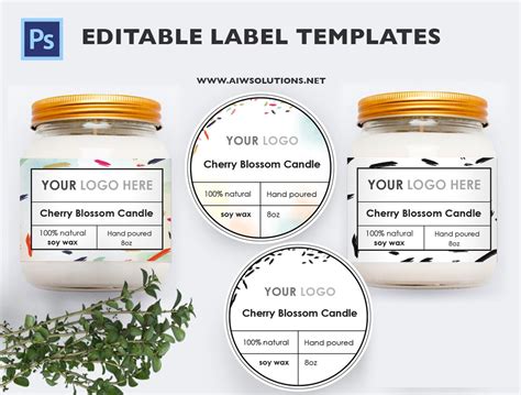 Download optional templates for maximum quality printing. Product Label - id13 ~ Stationery Templates ~ Creative Market