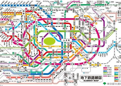 Tokyo Transit Map The Complete Guide To Tokyos Trains And Subways