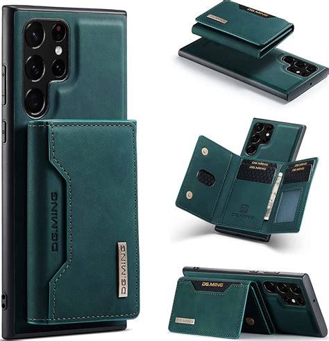 Caseme Samsung Galaxy S22 Ultra Wallet Case Premium Leather Magnetic