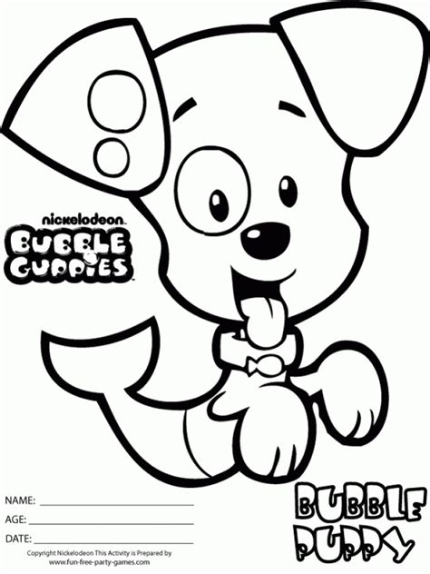 Now it's time to learn your colors! Get This Printable Bubble Guppies Coloring Pages 662627