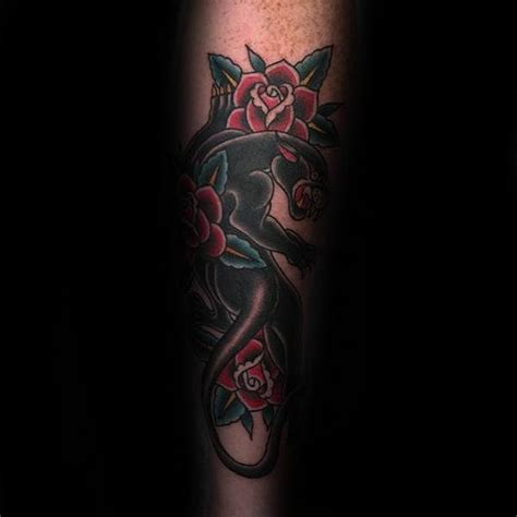 50 Traditional Rose Tattoo Designs For Men Flower Ink Ideas