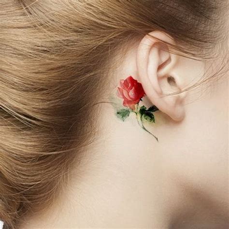 60 Pretty Designs Of Ear Tattoos 2022