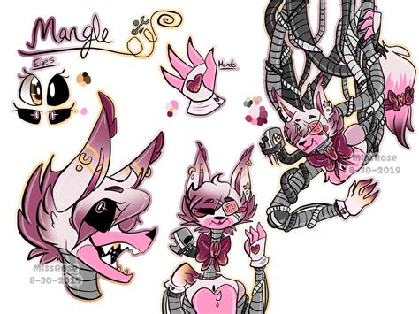 Mangle Au Ref Design By Missrosex On Deviantart