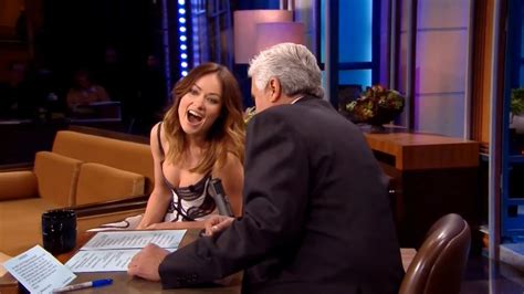 Olivia Wilde Nuda 30 Anni In The Tonight Show With Jay Leno