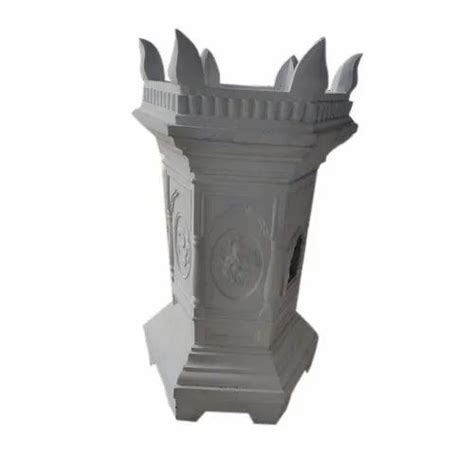 White Handmade Cement Tulsi Pot At Rs 1200 In Nagpur Id 21331176791