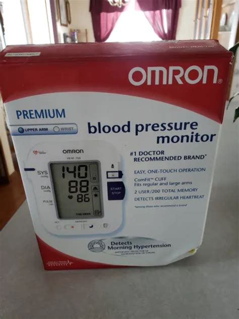 Omron Premium Blood Pressure Monitor Hem 780 Upper Arm 2999 Picclick