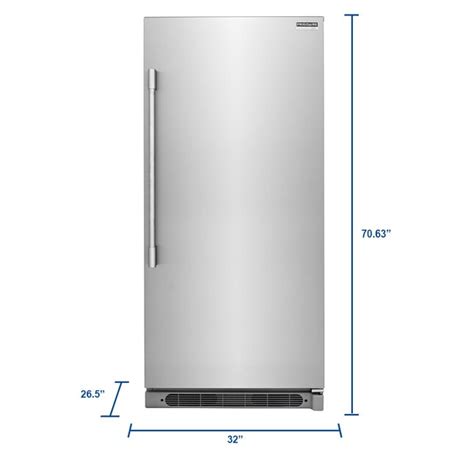Frigidaire Professional 1858 Cu Ft Freezerless Refrigerator Stainless