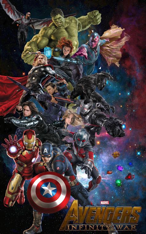 Infinity war (2018) for fans of the avengers 42687261 Infinity War fanmade poster by Vi-ctro on DeviantArt