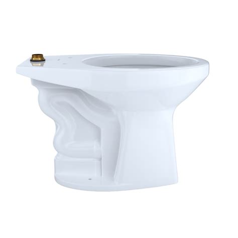 Toto Cotton White Elongated Standard Height Commercial Toilet Bowl 10