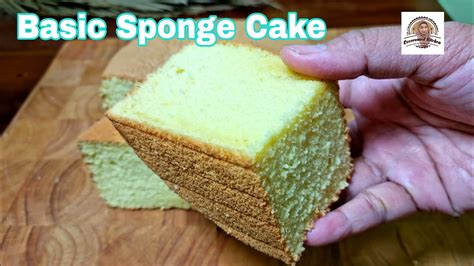 Sponge Cake Dasar Untuk Kue Ultah Dan Kue Yang Dihias Lainnya Youtube