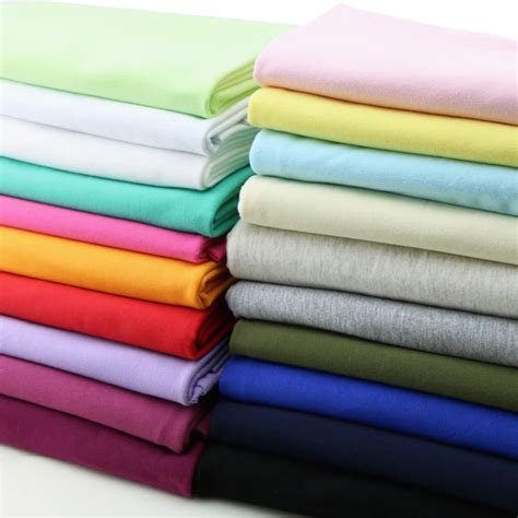 100 Cotton Fabric For Patchwork Thin Soft Baby T Shirt Cloth 100185cm