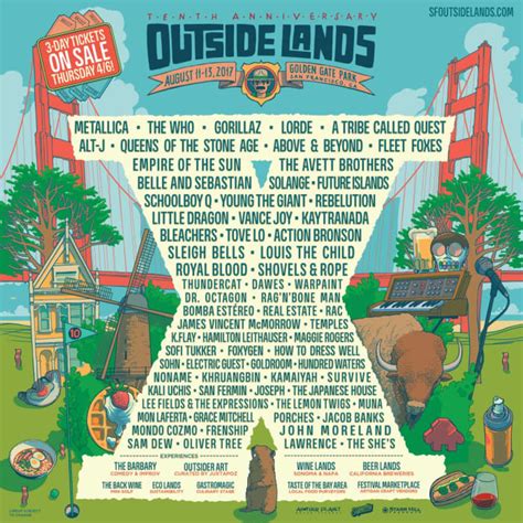 Outside Lands Releases Massive Lineup For 10th Anniversary