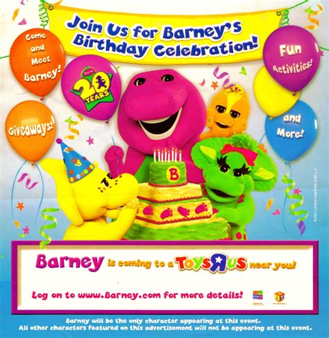 Meet Barney At Toys R Us Poster By Bestbarneyfan On Deviantart