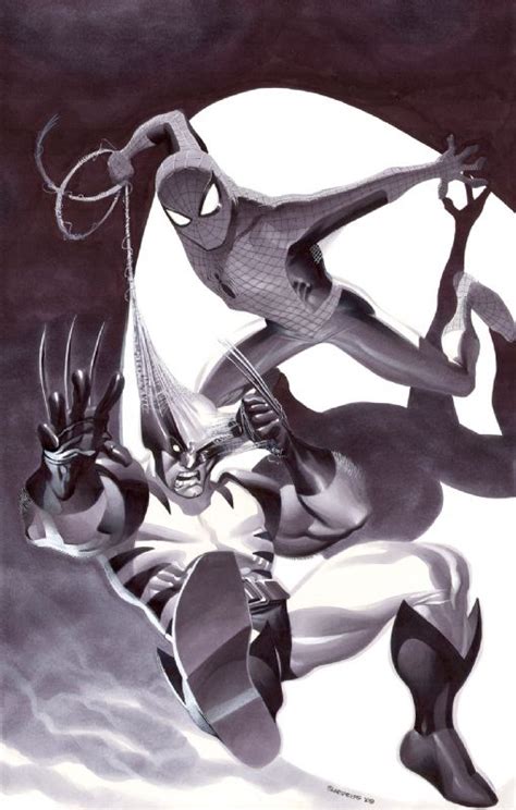 Spidey Vs Wolvie By Chris Stevens Comic Art Marvel Comic Books Comic