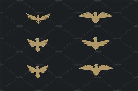 Download 60 Vector Eagles + Bonus | Vector shapes, Eagles, Vector