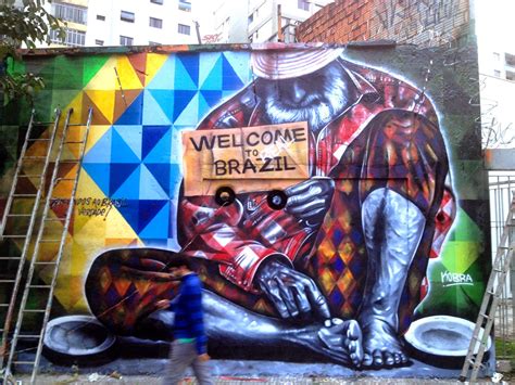 Eduardo Kobra Welcome To Real Brazil New Mural The Vandallist