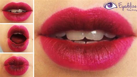 Ombre Lipstick Valentines Makeup Creation By Eyedolizemakeup Tutorial