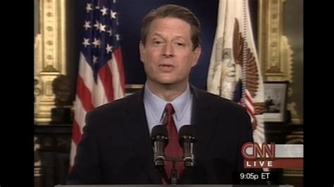 Al Gore Concedes Presidential Election Of 2000 Cnn Video