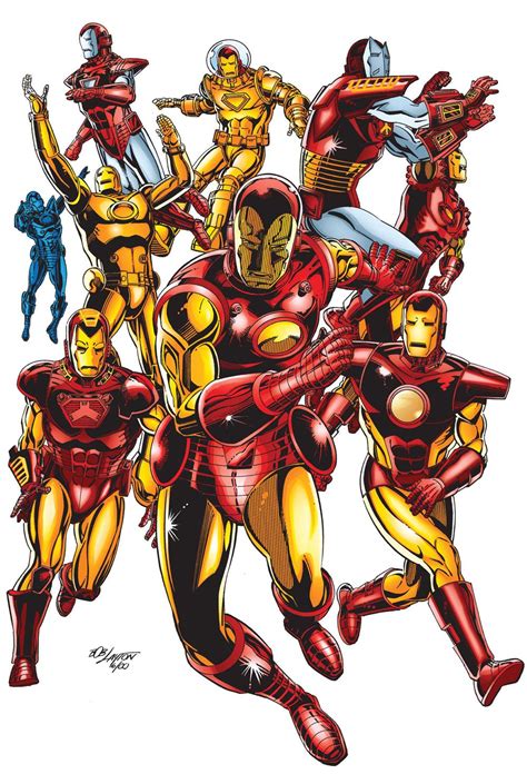 Many Armors Of Iron Man Iron Man Comic Iron Man Armor