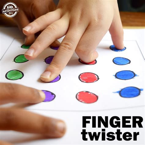 All Twisted Up An Educational Finger Game Kids Activities Blog